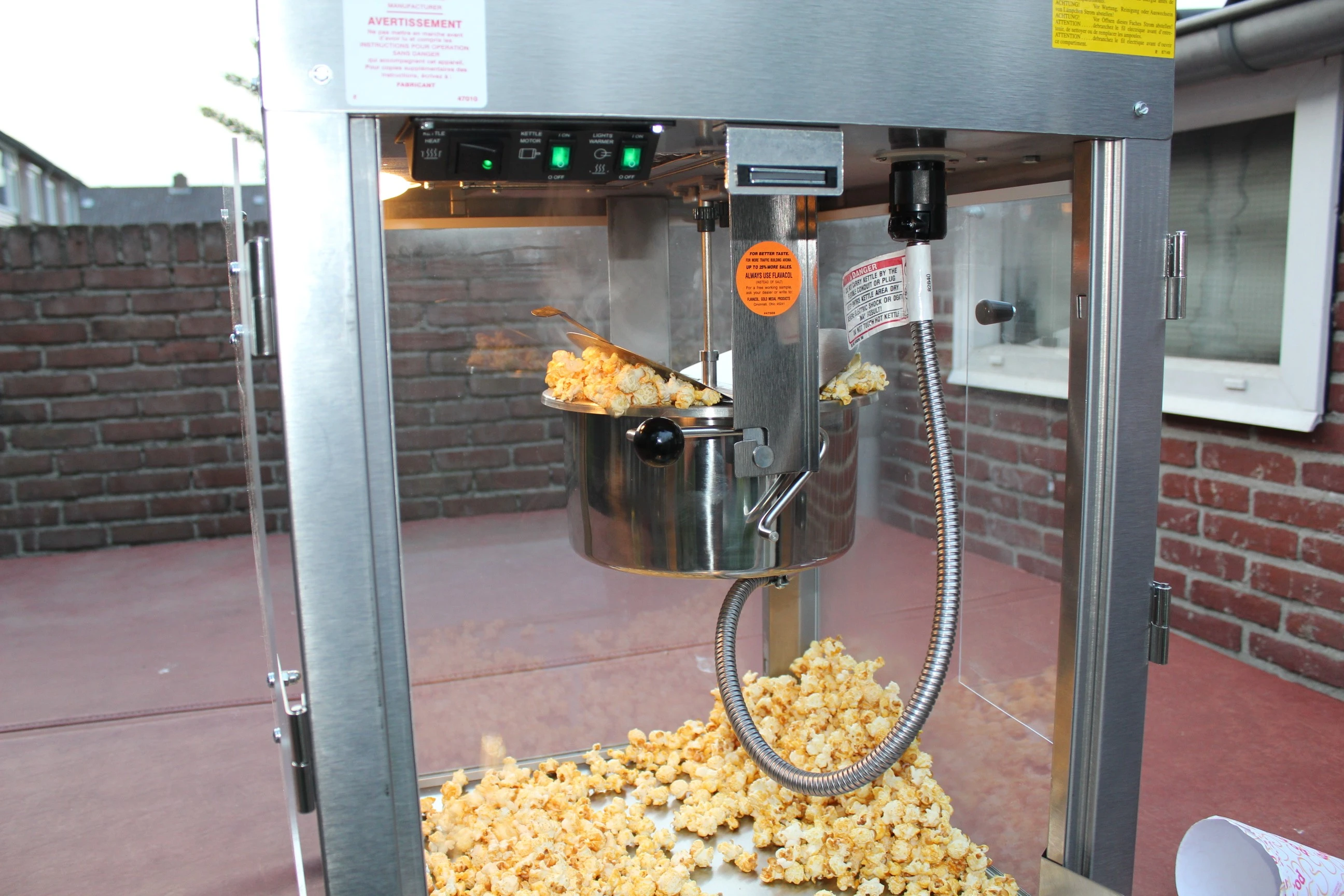 Popcorn apparaat huren